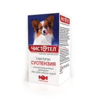 Чистотел, антигельминтная суспензия для мелких собак, 5 мл