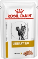 Royal Canin "Urinary Feline S/O" для кошек, с курицей, при мочекаменной болезни, паштет