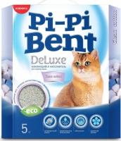 Наполнитель Pi-Pi-Bent DeLuxe Clean cotton, комкующийся